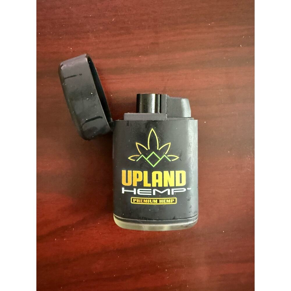 Case 12 Upland Hemp Premium Flip Top Refillable Torch Lighter Butane Adjustable - Picture 13 of 15